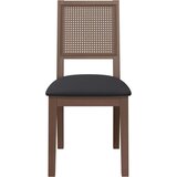  Jedilni stoli z blazinami 2 kosa Brown Solid Wood Rubber | Shoptok.si