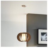Eglo stellato 3 visilica/1, e27, prečnik 700, tamno smeđe drvo | Eponuda.com