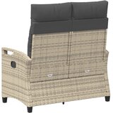  Vrtna klupa s jastukom 105 x 60 x 112 cm čelik | Eponuda.com
