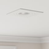 vidaXL vgrajeni reflektorji 12 kosov Kvadrat GU10 Bela 91x91 mm | Shoptok.si