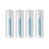  Punjive baterije ESPERANZA RECHARGEABLE Ni-MH AA 2000MAH 4kom. white, EZA104W | Eponuda.ba