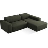 Makamii Zelena kotna sedežna garnitura (desni kot/z ležalnikom) Keli – | Shoptok.si