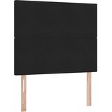  LED krevet za pohranu s madracem Crna 120 x 200 cm Baršun | shoptok.hr