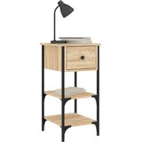  Noćni ormarići 2 kom boja hrasta 34x36x70 cm konstruirano drvo | shoptok.hr