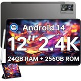 Oukitel OT5S 24GB(6+18GB)/256GB/TF 2TB, 4G-LTE siva tablični računalnik, 8250mAh 12" Android 14, (21312193) | Shoptok.si