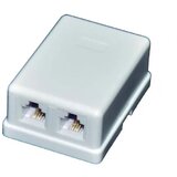 Cabletech telefonska vtičnica, nadometna 2 x 6P4C Cene