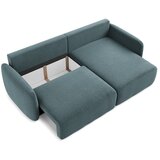 Makamii turkizna raztegljiva/s prostorom za shranjevanje kotna sedežna garnitura (desni kot) kalena – | Shoptok.si