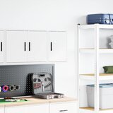  Garažni zidni ormarić izrađen od bijelog drveta | shoptok.hr