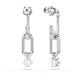 Swarovski Uhani srebrna / transparentna | Shoptok.si