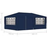  Profesionalni šator za zabave 4 x 6 m plavi 90 g/m² | shoptok.hr