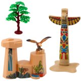  Set figurica sa totemom i indijskim kajakom | shoptok.hr