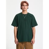 Volcom Majica 'Stone' temno zelena | Shoptok.si