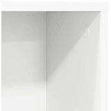 vidaXL Miza s polico Bela 91 x 50 x 149 cm Konstruiran les | Shoptok.si