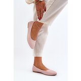 EVENTO Eco Leather Women's Ballerina Flats Pink Tindomiel | shoptok.hr