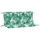  Jastuci za vrtnu klupu 2 kom uzorak lišća 120x50x7 cm | shoptok.hr