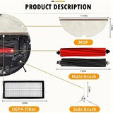 INORCO Zdruljiv sesalnik Roborock Q8 Max / q8 Max +/q5 Pro / q5 Pro+ Glavna stranska krtaa Hepa filtri Mop Pads Deli, (22018800) | Shoptok.si