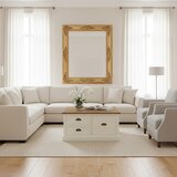 Premier Housewares Bijeli stolić za kavu u dekoru jelke 90x90 cm Hardwick – | shoptok.hr