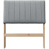  Tapecirani uzglavlje Svijetlo siva 80 cm Čvrsto borovo drvo | shoptok.hr