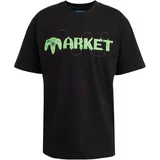 Market Majica 'Gold Eye' svetlo zelena / črna / bela