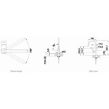 Blanco slavina Candor-S Inox Massive 523121 | ePonuda.com