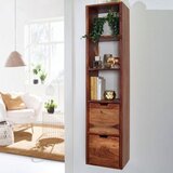 MID.YOU Stenski Regal Wohnling, Pravi Les | Shoptok.si