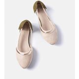 Gemre Suede children's ballet flats Kortes pink-green | Shoptok.si