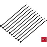 TRU COMPONENTS TC-12523672 vezice 250 mm 4.8 mm crna 100 St. | Eponuda.ba