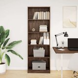 vidaXL Knjižna omara rjavi hrast 60x24x176 cm inženirski les | Shoptok.si