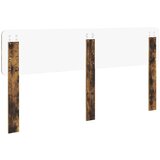  Vzglavje z vzglavjem Dimljeni oreh 180 cm Konstruiran les, (5000110496) | Shoptok.si
