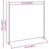  Jednopanelna pregrada Bež 175 x 180 cm Tkanina | Eponuda.ba