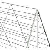  Kavez za piliće 2 pcs Srebrno 600 x 100 x 210 cm Cinkani čelik | shoptok.hr