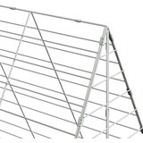  Kletka za piščance 2 pcs srebrna 600 x 100 x 210 cm, (5000204326) | Shoptok.si
