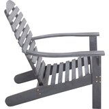  Stolica Adirondack od masivnog bagremovog drva siva | Shoptok.si