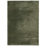 vidaXL Preproga s kratkimi vlakni mehka pralna gozdno zelena 240x340cm | Shoptok.si