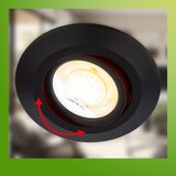 BRILONER 7587035-KOMPLET 3xLED kupatilsko ugradno svetlo KLIRA LED/4,9W/230V IP23 crna | Eponuda.com