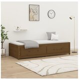  Dnevni ležaj smeđa boja meda 90x200 cm od masivne borovine | shoptok.hr