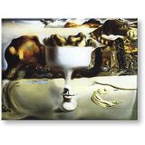 Reprodukcije apparition on face and fruit dish on a beach - salvador Dalí ()