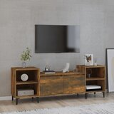 vidaXL TV omarica dimljen hrast 160x35x55 cm inženirski les Cene