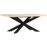 vidaXL Blagovaonski stol od izbijeljenog drva manga 180 x 90 x 76 cm | shoptok.hr