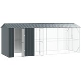  Kavez za ptice Antracit 645 x 208 x 247 cm Cinkani čelik | shoptok.hr