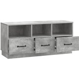TV ormar Betonska siva 102 x 34,5 x 47 cm Konstruirano drvo | shoptok.hr