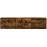 TV ormarić s LED rasvjetom Dimljeni Hrast 165 x 34 x 40 cm | shoptok.hr