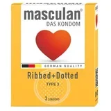 Rebrasti i tačkasti kondomi Type 3, 3 komada