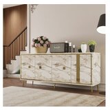 Hanah home komoda brice ephesus marble gold Cene