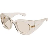 Saint Laurent SL903HOWL 002 ONE SIZE (55) Bež/Rjava Cene