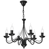  Luster na lancu ANTON 6xE14/60W/230V crne boje | Eponuda.com