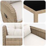 Vanjski set za objedovanje 3 pcs Bež i krem bijela | shoptok.hr