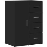  The Living Store Komoda črna 59x39x80 cm inženirski les - Komoda, (21500259) | Shoptok.si