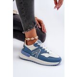 Boto Women's Blue Faux Leather Jeans Sneakers Vinelli | ePonuda.com