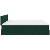  Okvir kreveta s madracima tamnozeleni 200x200cm baršunasti | shoptok.hr